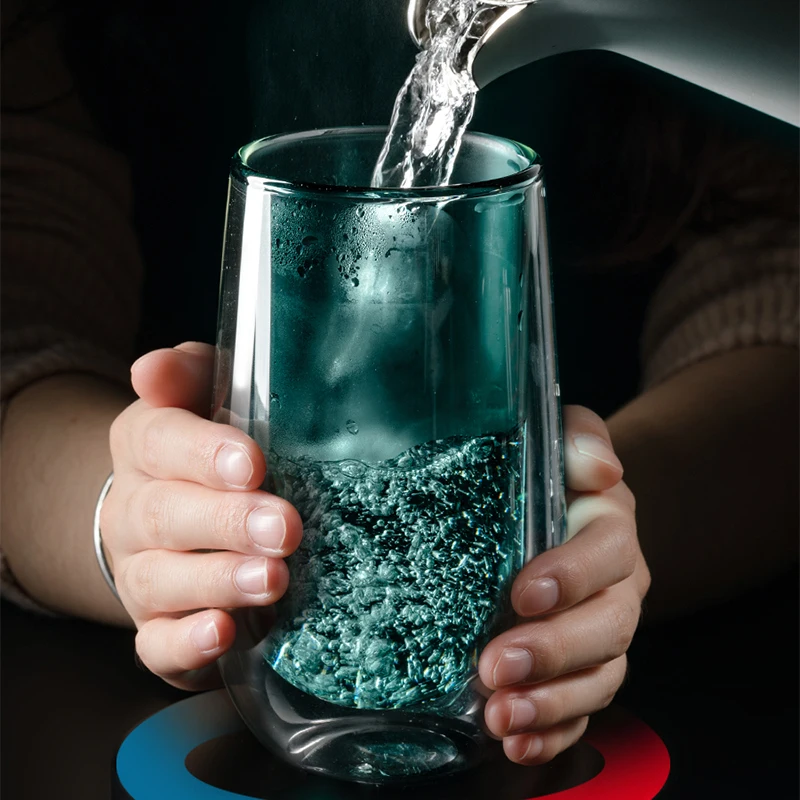 

Coffee Mug Glass Cup Glasses Nordic Mugs Cups Tea Wine Tazas Christmas 2020 Gift