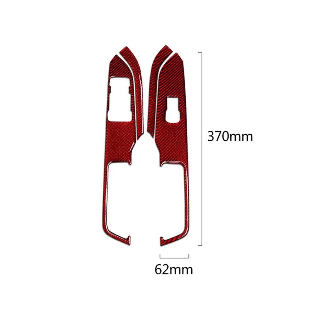 

4Pcs/Set Interior Modification Window Switch Control Panel Sticker for Ford Mustang 2015-2019 Left Drive