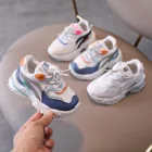 Детская спортивная обувь для малышей, осенние кроссовки из светящейся сетки, детская обувь для бега, нескользящая модная спортивная обувь для девочек и мальчиков, 2021