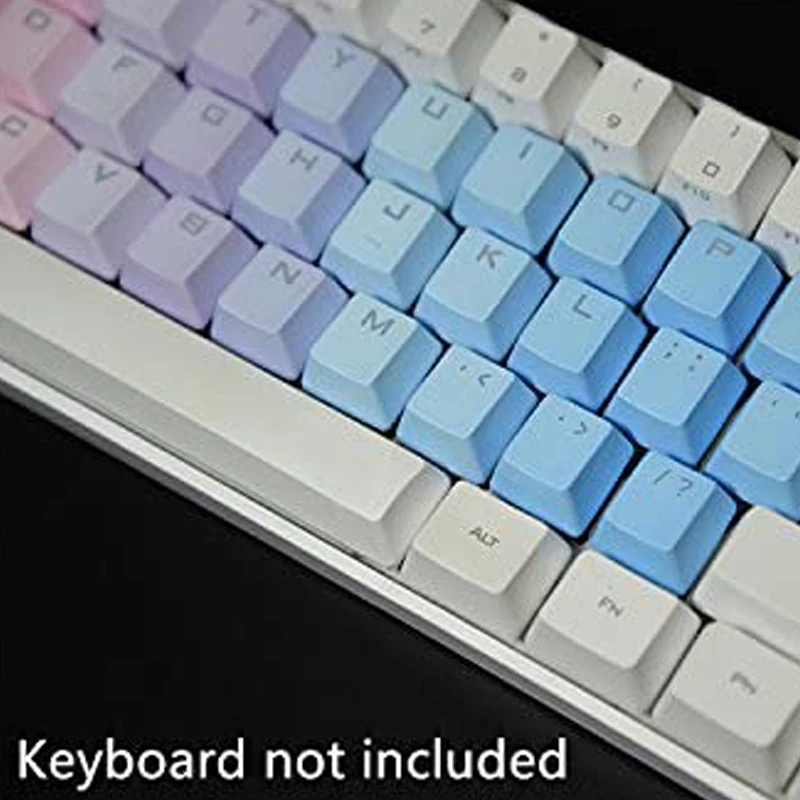 37 ключей PBT Keycaps с подсветкой двойной впрыск цвет Keycap набор для механической