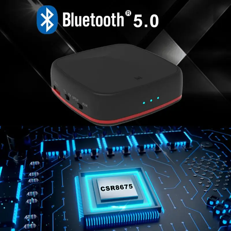 CSR8675 2в1 Bluetooth 5 0 передатчик приемник Aptx низкая задержка беспроводной музыкальный