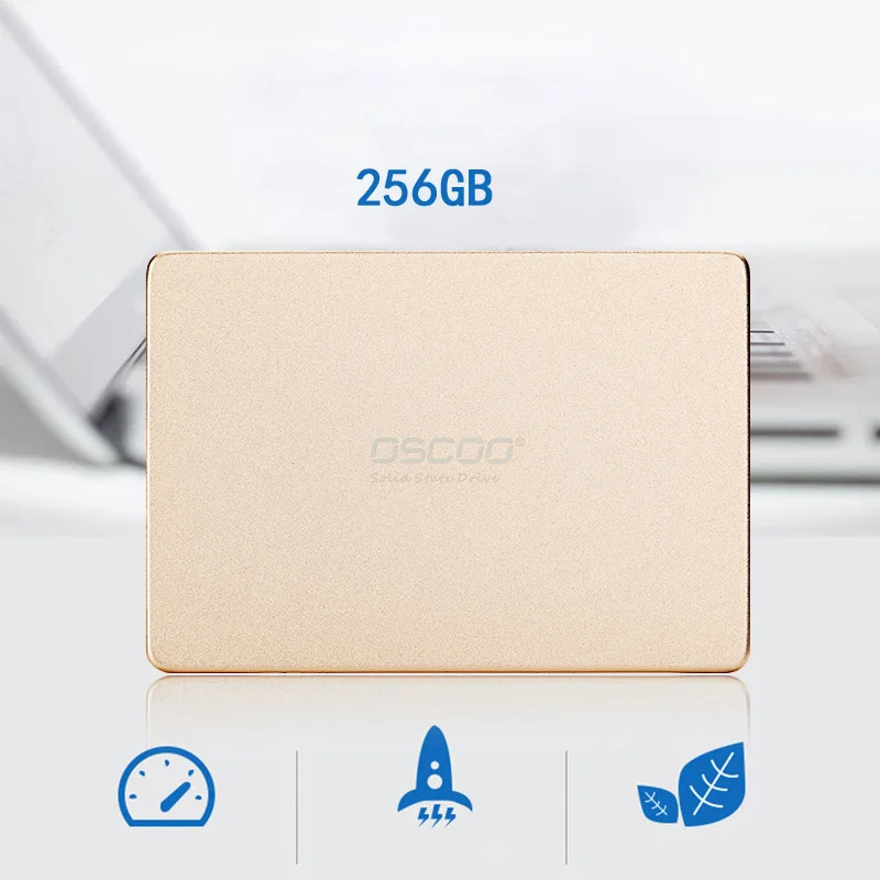 

OSCOO 2.5" 256GB SATA 3 Internal SSD Solid State Drive 6Gbps Hard Drive SSD Internal Solid State Hard Disk Drive