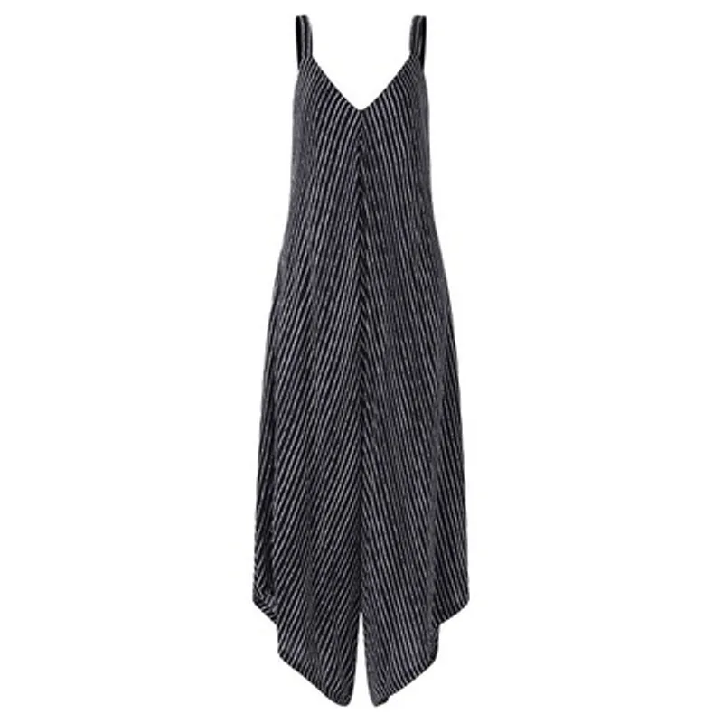 

Womens Oversized Sexy Strapless Casual Loose Striped Beach Wear Backles