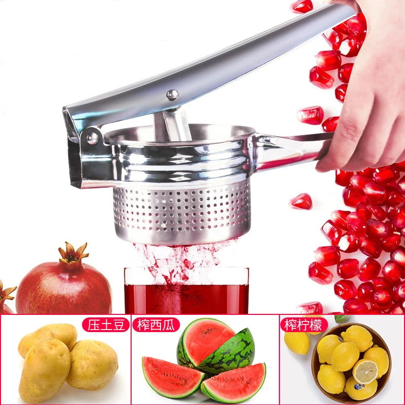 

Stainless steel manual juicer pomegranate lemon orange juice squeeze mud press hand pressure fruit juicer