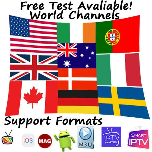 

HD Premium IPTV M3U XXX Multi Devices Live code Smarters Pro Smart TV Android tv MAG250 IOS PC STB VLC Free Test 24-36h