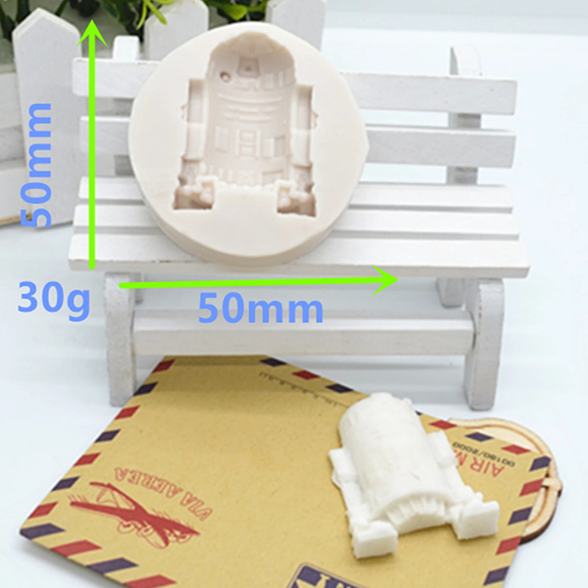 Милая силиконовая форма для торта Luyou 1 шт. робот Инструменты 3D кухонные