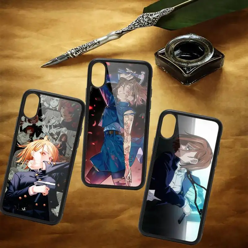

Jujutsu Kaisen Kugisaki Nobara Phone Case PC for iPhone 11 12 pro XS MAX 8 7 6 6S Plus X 5S SE 2020 XR