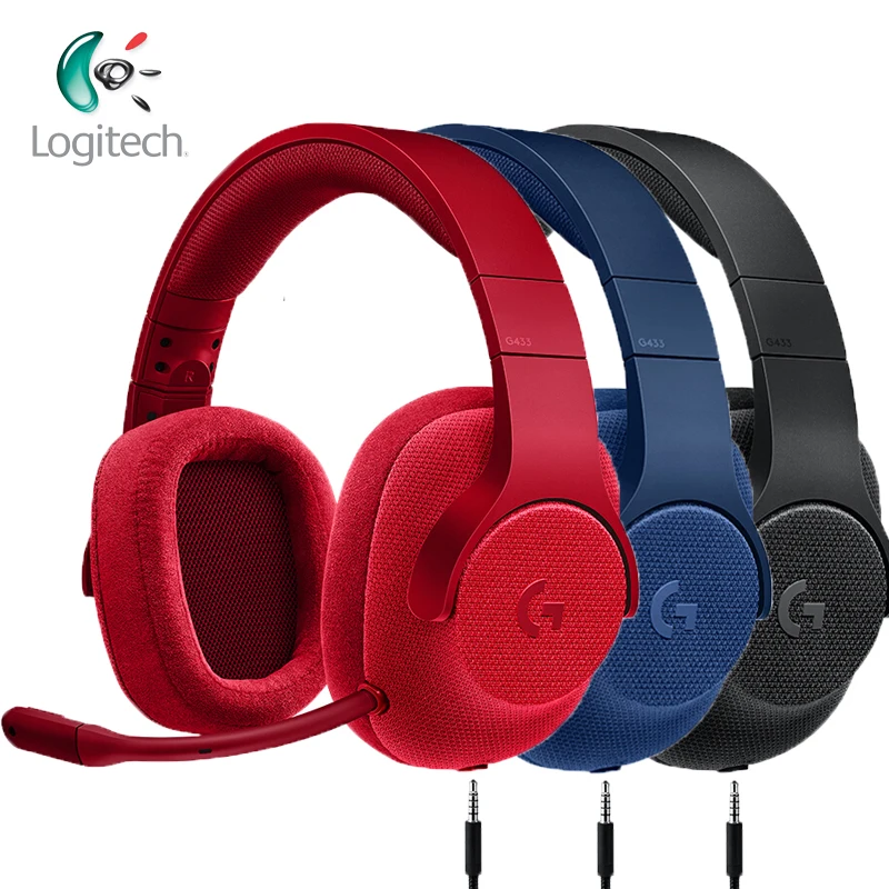 Игровая гарнитура Logitech G433 7 1 Surround DTS наушники с микрофоном для ПК мобильных