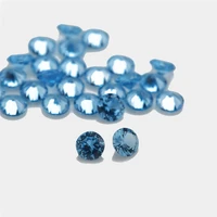 wholesale 50pcs 106 119 120 blue spinel size 4 10mm synthetic gem stone round brilliant cut gems