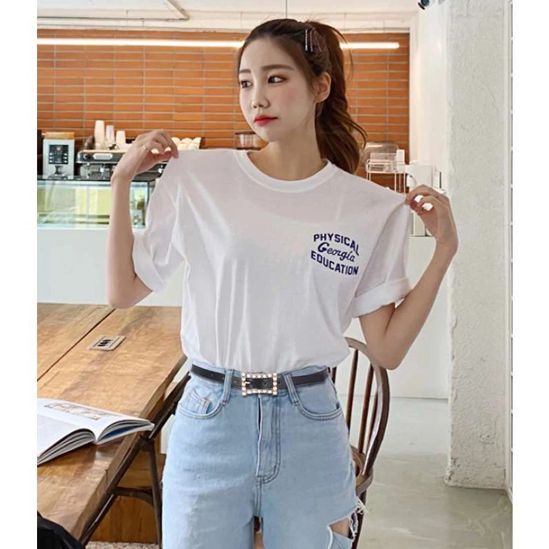 

New women belt fashion all-match jeans trousers dress imitation leather ladies belt pearl buckle waistband decoration