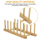 Кухонная сушилка для посуды, органайзер для хранения посуды, поднос, полка для сушки тарелок, деревянные книжные чашки, демонстрационная подставка, держатель для сушки