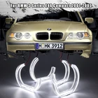 Для BMW 3 серии E46 Compact 2001 2002 2003 2004 2005 высококачественный стиль DTM белый кристалл светодиодные глаза ангела