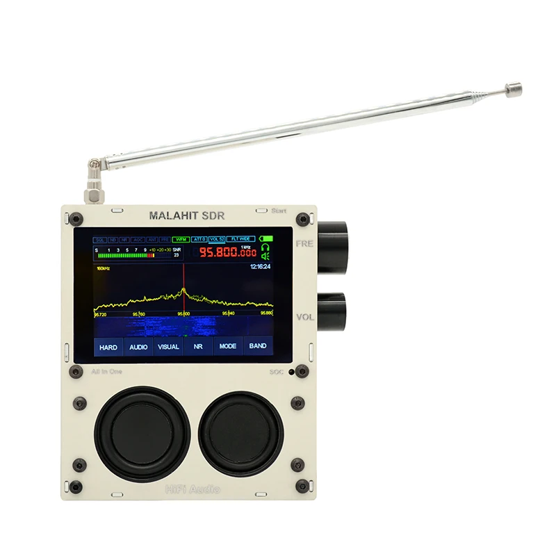 Обновление с расширительной платой V1.10B 50 кгц-2 ГГц Малахит SDR радио Malahit DSP