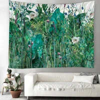 tropical plant wall hanging tapestry aesthetics room decoration tapestry beach sheets yoga mat blanket tablecloth tapestry