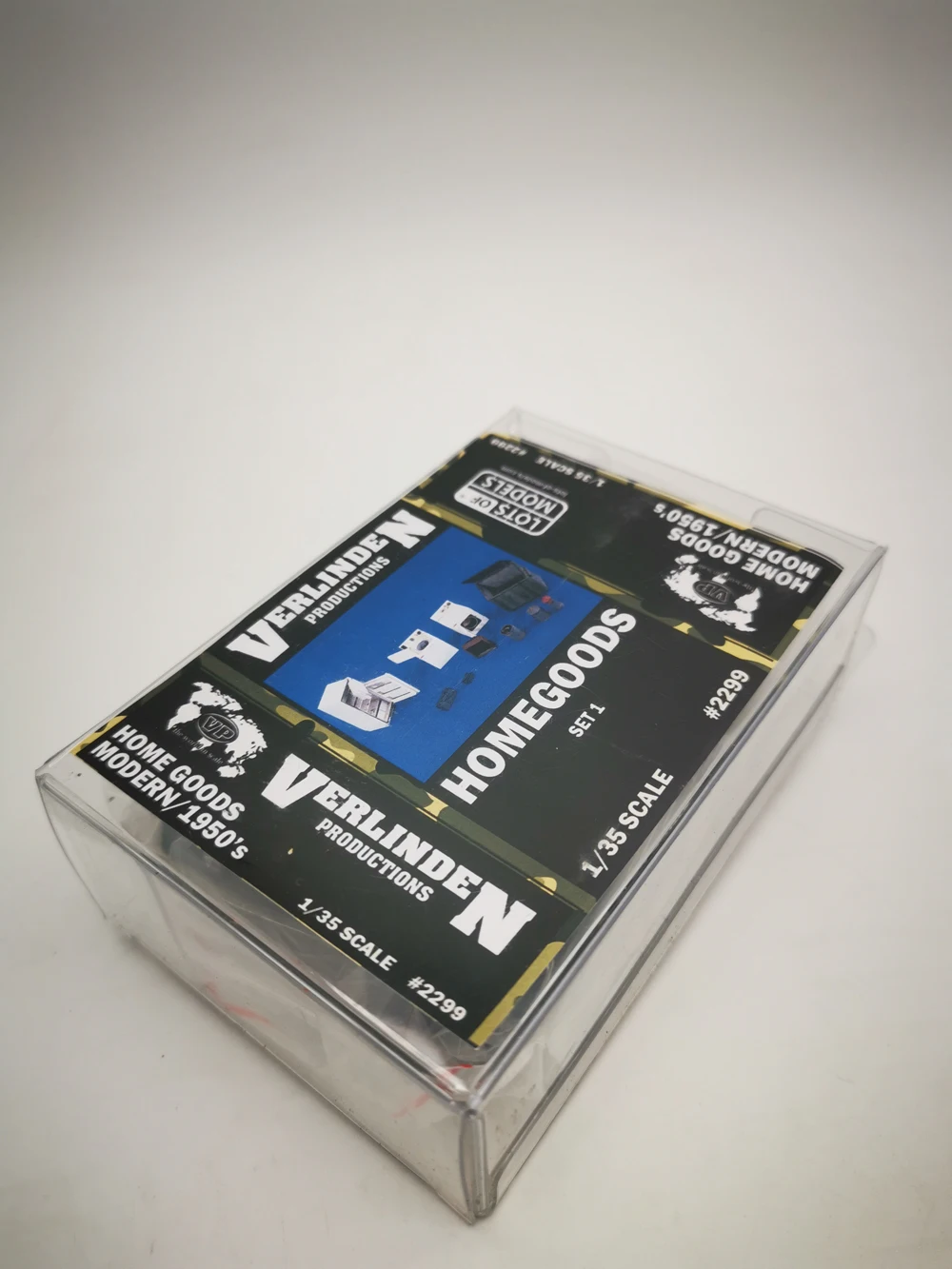 

VERLINDEN #2299 Home Goods from 1950's Set No.1 ,1/35 Resin Model Box Packing