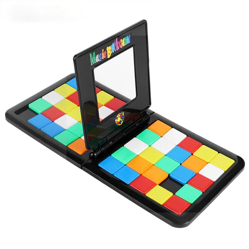 

Цветная игра-головоломка «Битва квадрат», мобильный куб-головоломка для детей, интерактивные настольные игры для родителей и детей, Обучаю...