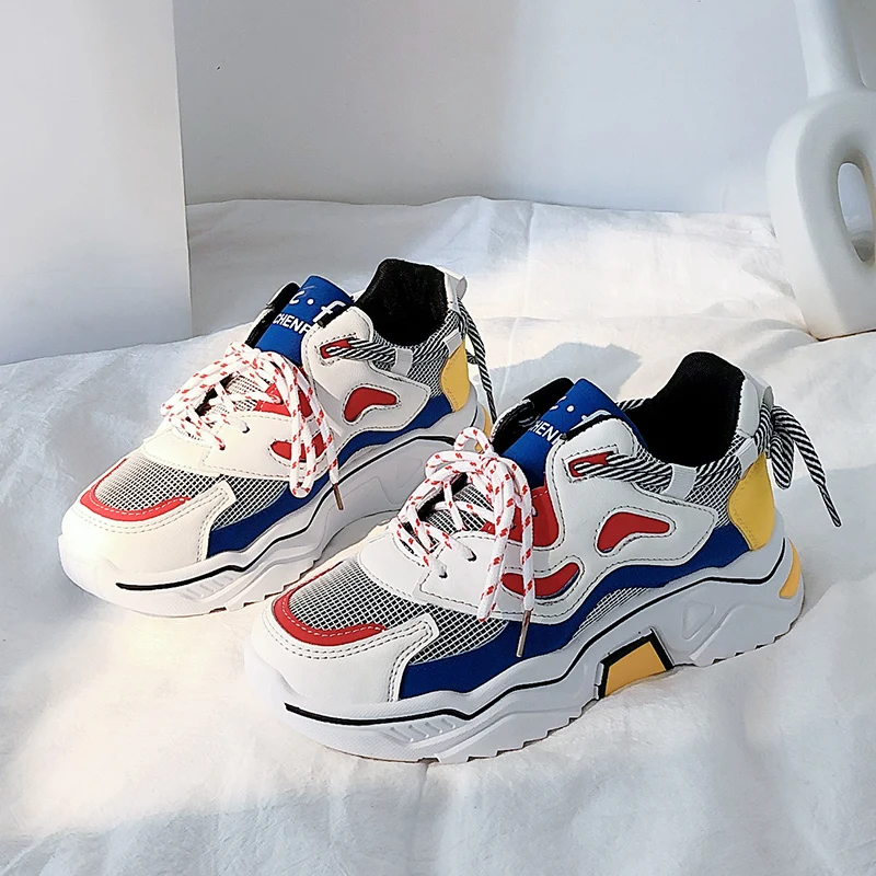 Кроссовки высотой 4 см/1 56 дюйма женская спортивная прогулочная обувь