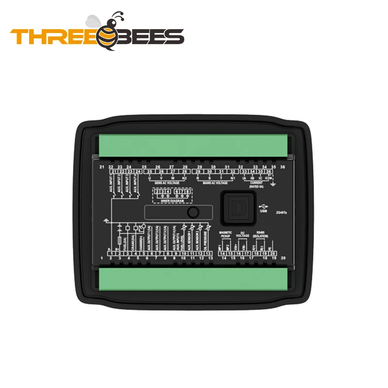 

Generator Controller HGM4020T Mobile Communication Base Station + Dual Power ATS+RS485