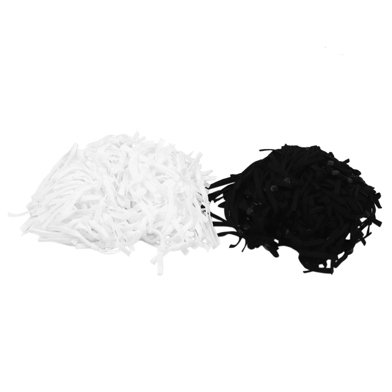 

400Pcs Elastic Band Rope Sewing Webbing Belt Shoelace Clothing Accessories