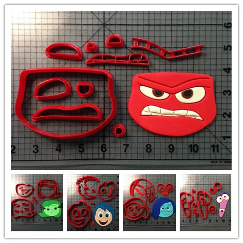 Наизнанку персонажа печенья резак набор радость и грусть гнев боязнь отвращение