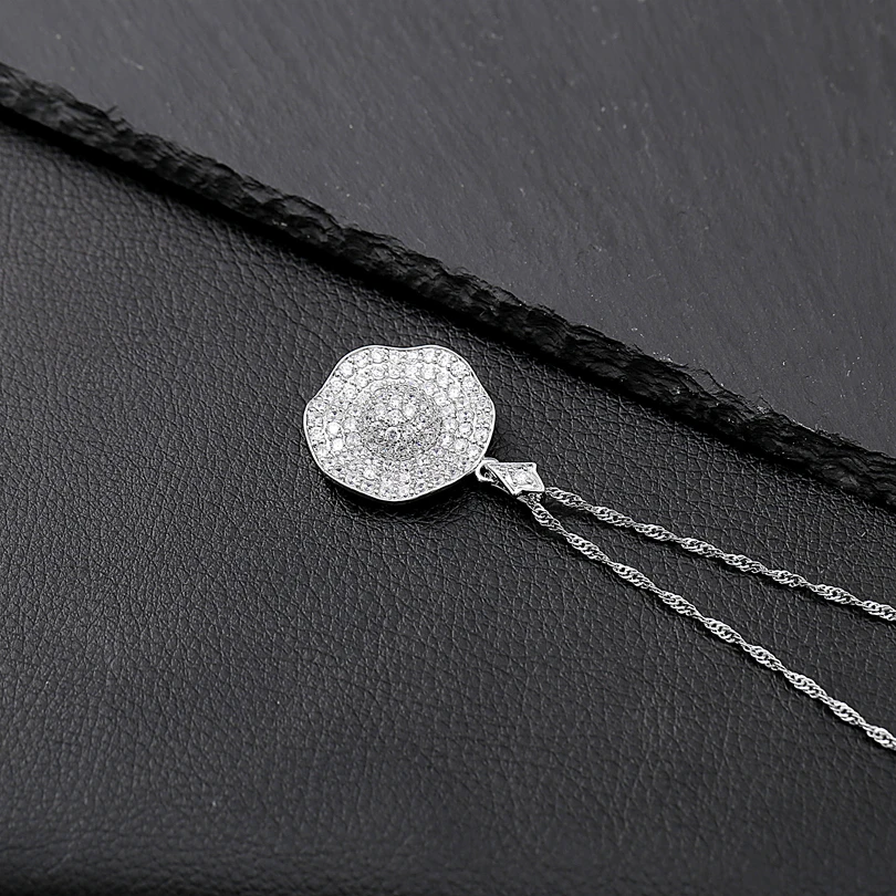 Gold white gold Hot Necklaces AAA Cubic Zirconia Charms Women Wedding Jewelry 2019 New Chain &amp Pendants | Украшения и