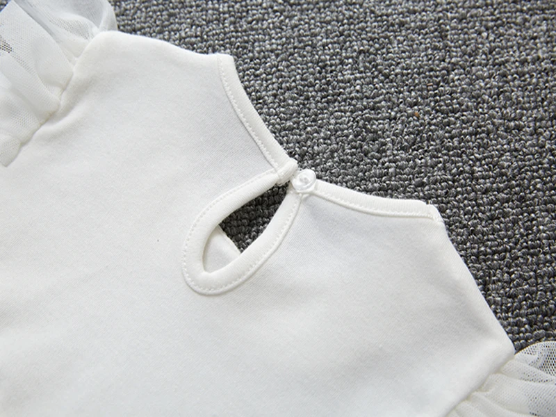 Платье принцессы для маленьких девочек весенне-осеннее платье с длинным рукавом