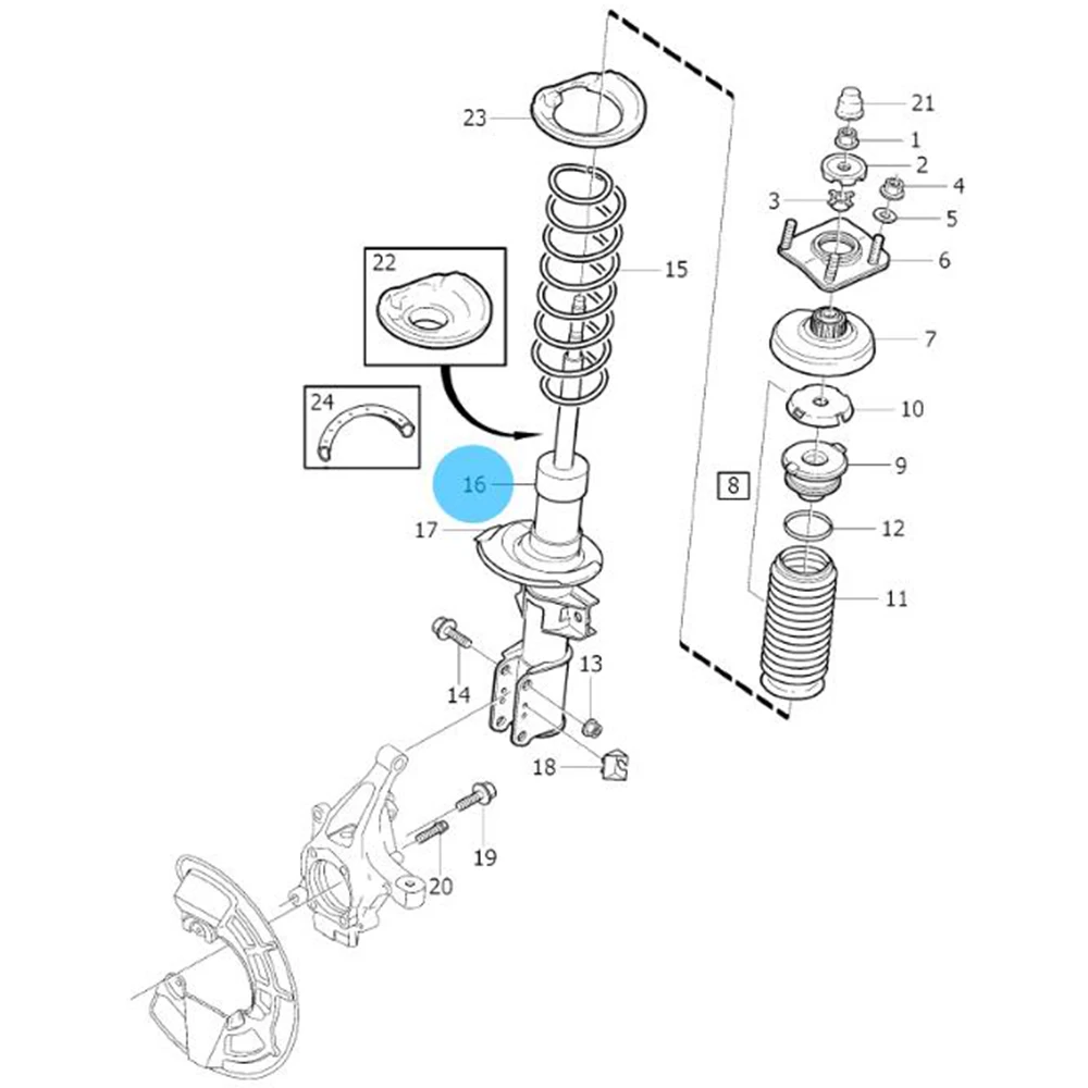 shock absorber bracket NEW OE replacement For volvo XC90 2003-2015 30776718 31200416 31277877 31304066 |