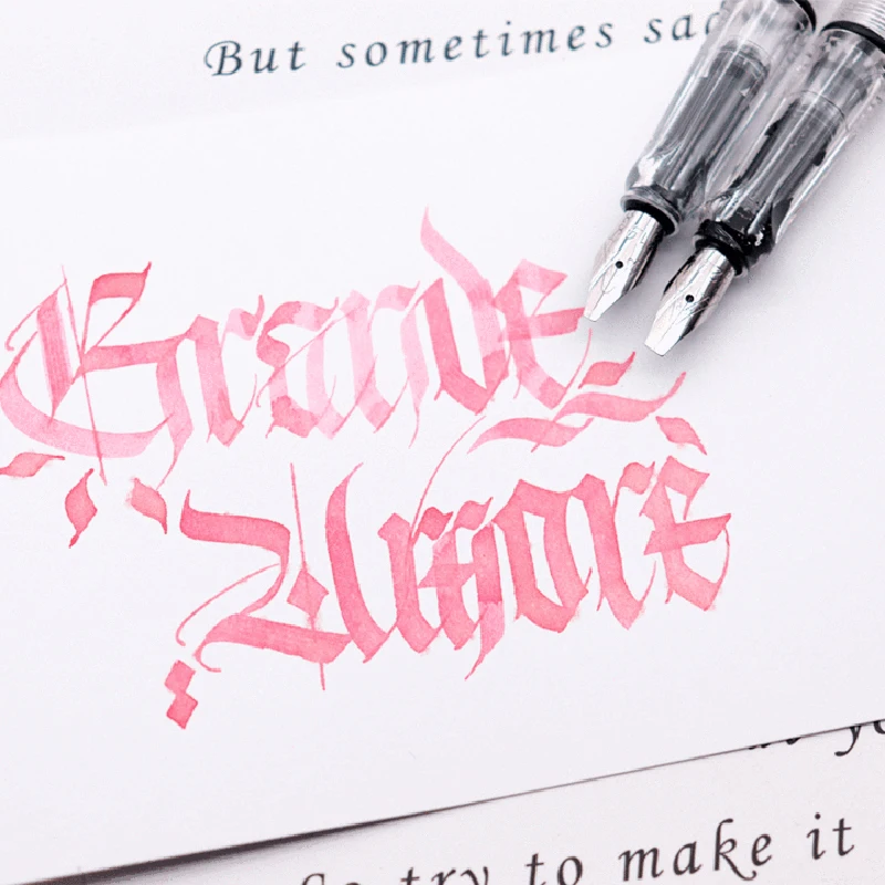 

Art Font Fountain Pen Duckbill Gothic Parallel Calligraphy Art Flat Tip Fountain Pen FC