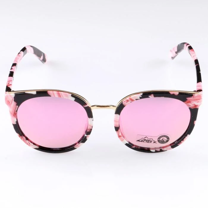 Очки солнцезащитные Мастер К. поляризационные 14.5х14.5х5.7 см розовые 4883293 |