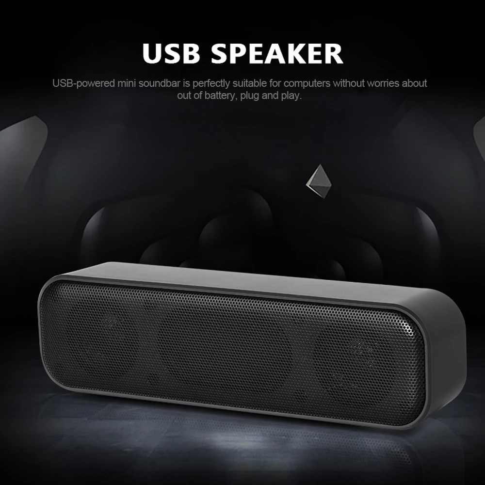 HK 5008 USB питание Саундбар Настольный динамик проводной компьютер звуковая коробка