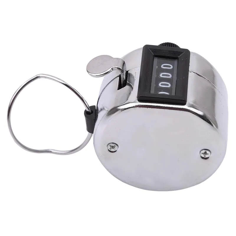 

Digital Hand Tally Counter 4 Digit Number Hand Held Tally Counter Manual Counting Golf Clicker Training Counter