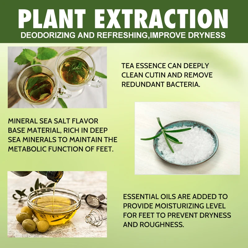 Масло чайного дерева Isner Mile Замачивание ног с солью Epsom ОТШЕЛУШИВАЮЩИЙ ПИЛИНГ