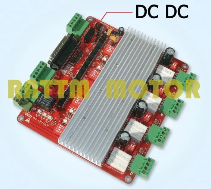 Новый 4 оси NEMA23 308oz-in шаговый двигатель ЧПУ шагового двигателя комплект + TB6560
