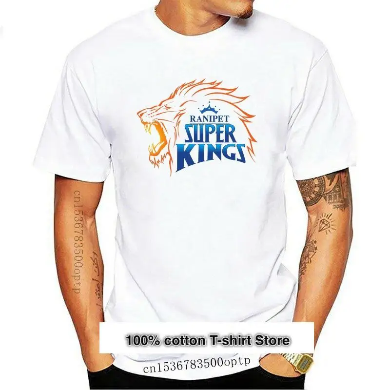 

Nuevo Chennai Super Kings Ipl Cricket India T camisa gift camiseta de Hip Hop cómodo t camisa Pantalones corto Casual de Манга