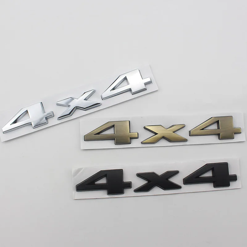 1 Pcs 3D Metal Sticker 4WD Emblem 4X4 Badge Decal Car Styling for Honda CRV Accord Civic Suzuki Grand Vitara Swift SX4 |