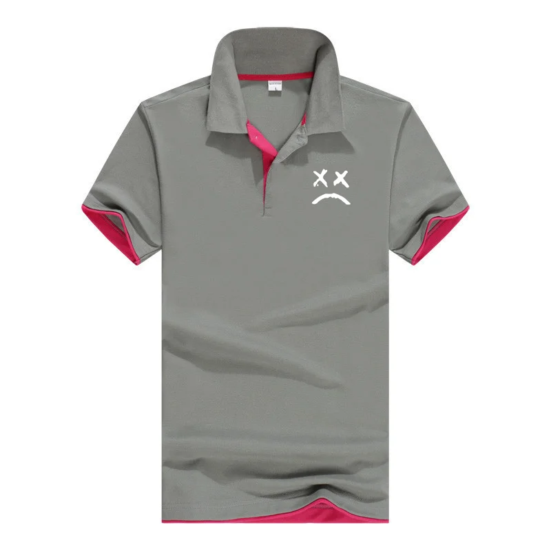 

2021 new fashion polo shirt short-sleeved summer handsome shirt trendy men's t shirt