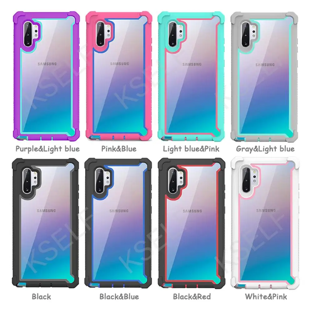 Case for Samsung Galaxy Note 10 / 10+ Heavy Duty Protection Shockproof Cover with Free Screen Film | Мобильные телефоны и