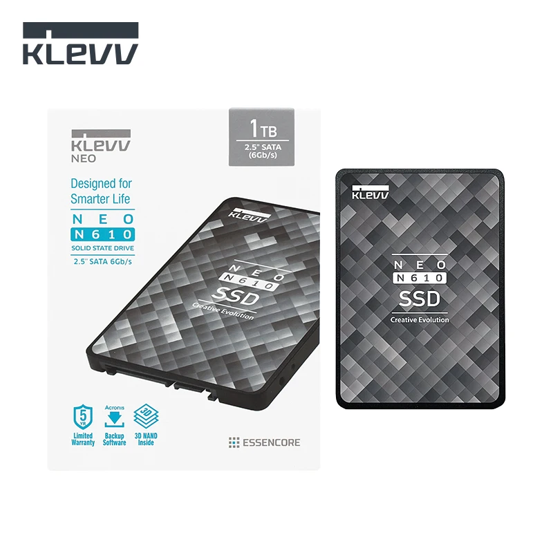 

KLEVV NEO N610 SSD 2.5'' SATA 6GB/s Internal Solid State Drive 256G 512G 1TB SATAIII 2.5-inch HDD Hard Disk For Laptop/Desktop
