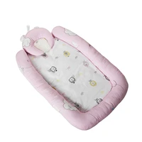 baby cot mat removable soft baby cribs bed pillow cushion portable toddler cradle travel baby cribs nest pillows cushions beds