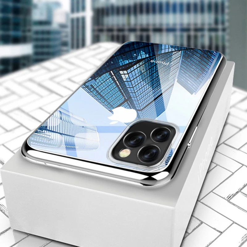 Модный ультра тонкий чехол для iPhone 11 XS Max XR Гладкий Жесткий пластиковый Чехол для iPhone X 7 8 Plus защитный чехол с полным покрытием