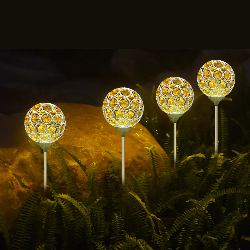 

Круглый фонарь на солнечной батарее для газона, садовый светильник для двора, ландшафтный водонепроницаемый, праздничное украшение для веч...