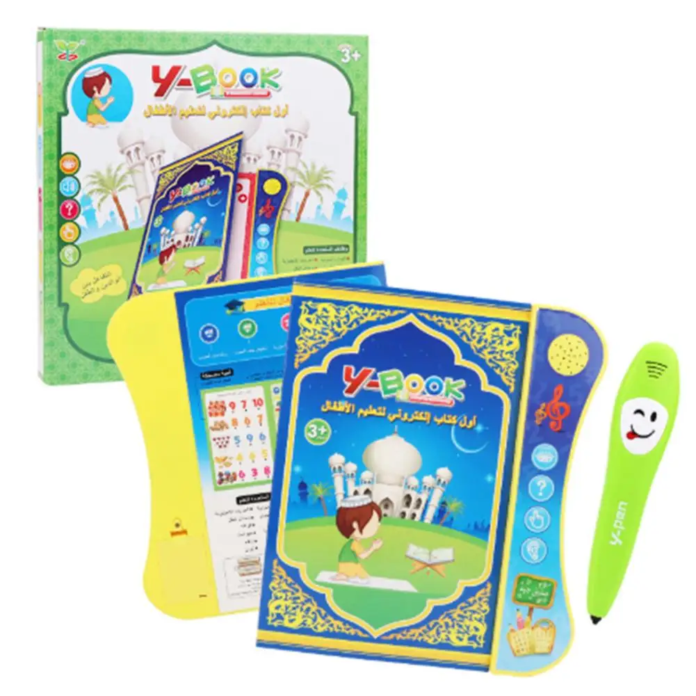 

Kids Learning Book Audible Electronic English Language Book With Pen Multifunctional Reading Cognitive Study Toys