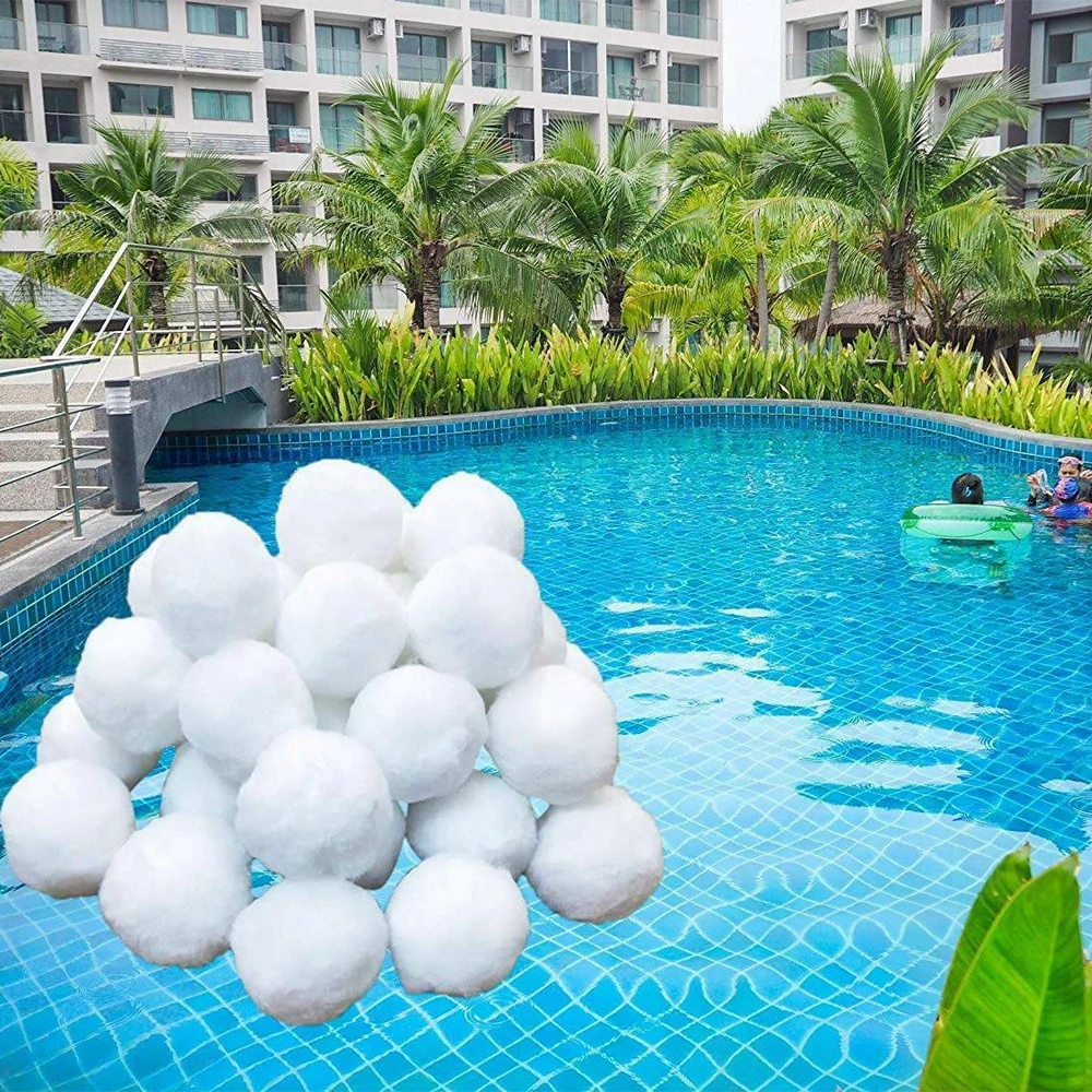 1000g 50mm Diameter Polysphere Filter Balls Swimming Pool Cleaning Equipment Filter Water Purification Fiber Cotton Balls
