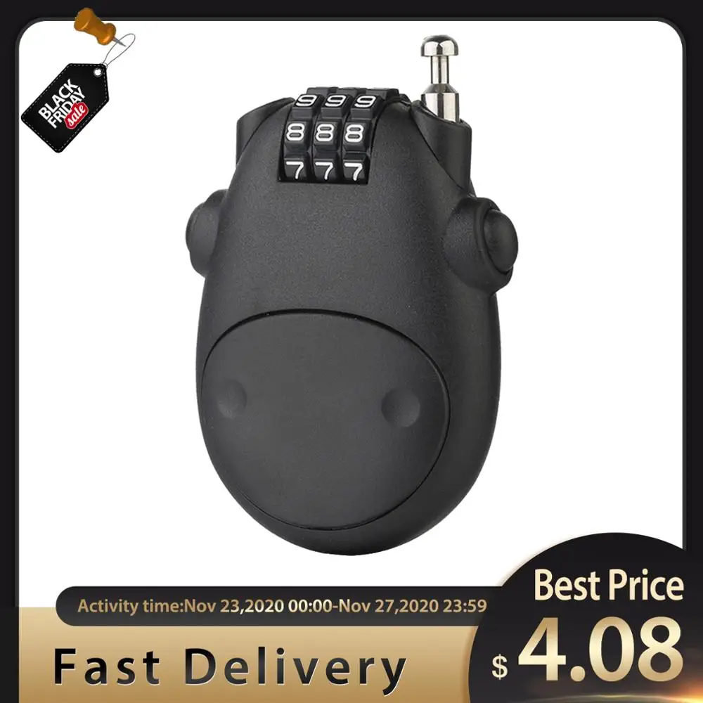 Универсальный мотоциклетный шлем замок с паролем телескопический трос стальной