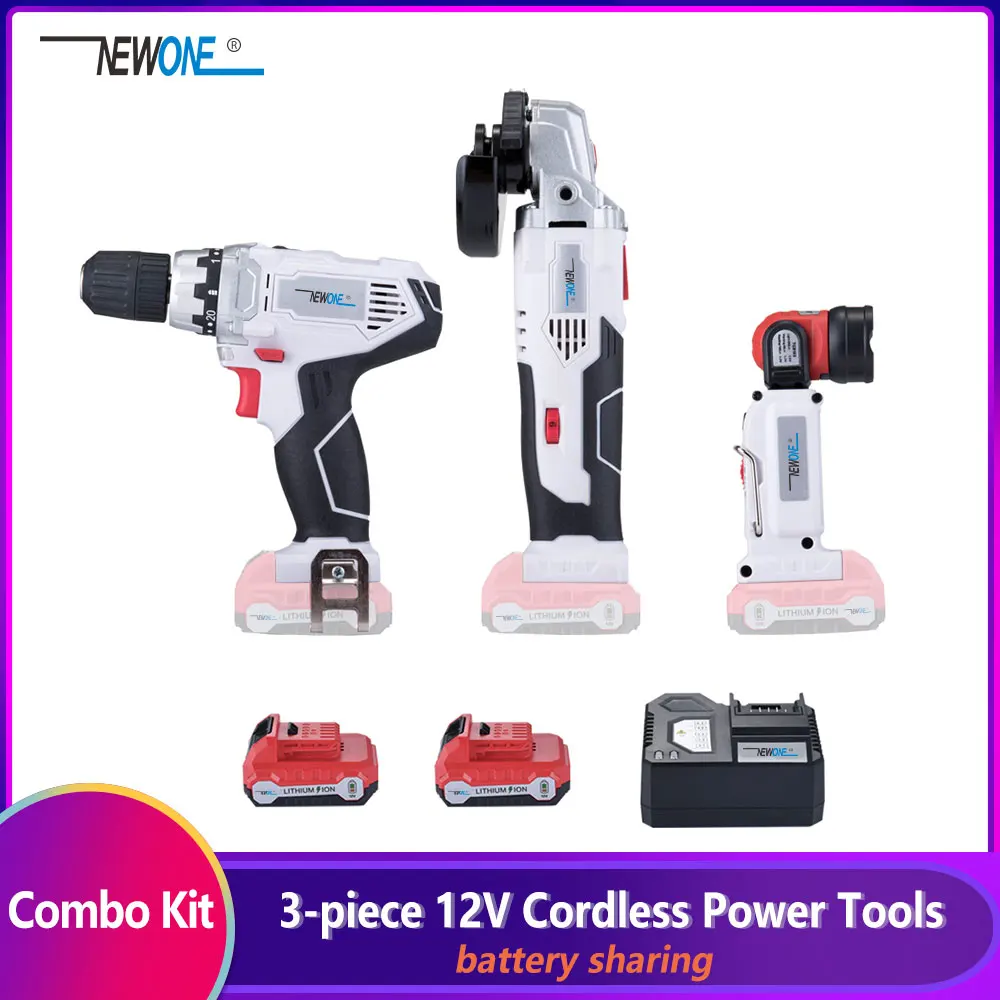 Аккумуляторный электроинструмент KEINSO комплект из 3 предметов 12 светодиодный 2