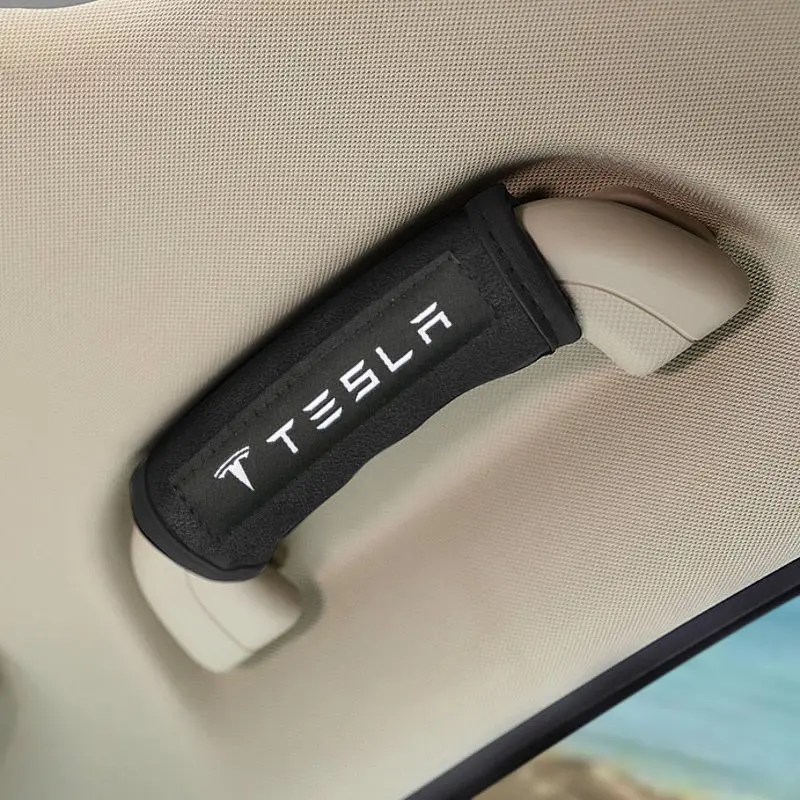 

Car Interior Roof Handle Styling Anti-dirty Protection Cover for tesla Model S Model X Model 3 Roadster Cybertruck Accessories
