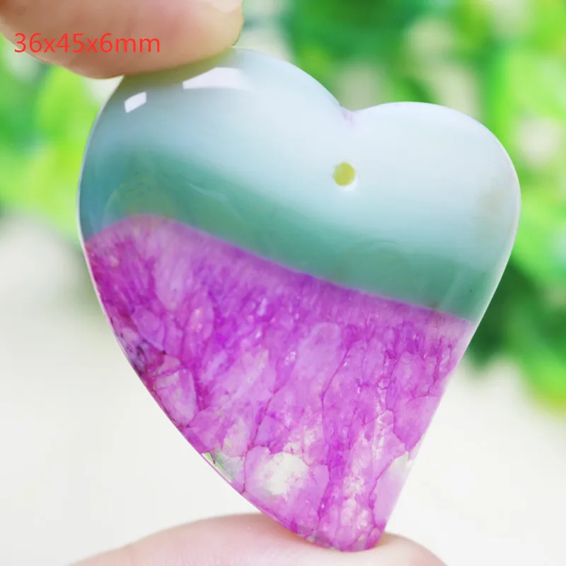 Природные Подвески радужные друзы Geode с украшением в виде кристаллов форме