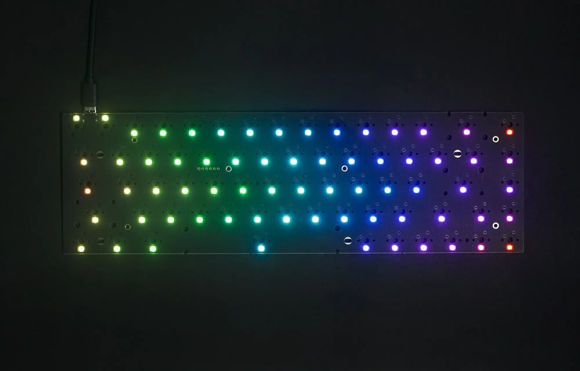 KBDFANS DZ65 V3 RGB Горячая замена печатной платы 68 клавиш механическая клавиатура PCB QMK