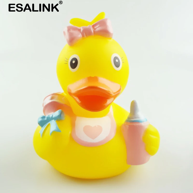 ESALINK 7 9 см Игрушки для ванны Детские бант заколка волос Детская Бутылочка утка