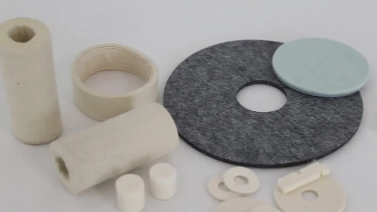 

custom transmission industrial wool felt gear
